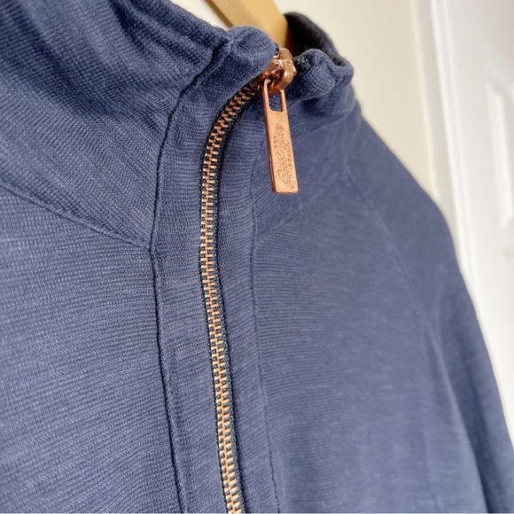 Goodman Brand Half Zip Pullover with Rose Gold Zip Closure - Picture 5 of 9